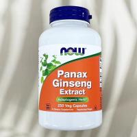 ราคา [NOW Foods®] Panax Ginseng Extract 250 Veg Capsules สารสกัดโสมเกาหลี (55511395195)