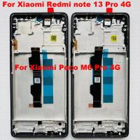 ราคา AMOLED Original 6.67 สําหรับ Xiaomi Redmi หมายเหตุ 13 Pro 4G 23117RA68G จอแสดงผล LCD Touch Screen Digitizer กรอบสําหรับ Poco M6 Pro 4G LC (51813467999)
