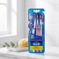 ราคา ออรัลบีแปรงสีฟันทรีดีไวท์ขนแปรงนุ่ม แพค3 Oral B 3D White Soft 35 Toothbrushes Pack 3 [หมายเลขบาร์โค้ด 4902430682015 ] (42330489033)