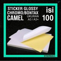 ราคา แผ่น 100 แผ่น | สติ๊กเกอร์ Chromo Bontax Mirrorcoat Camel ดั้งเดิม ขนาด A3 / A3+ | ต่อแพ็ค บรรจุ100แผ่น (43026375408)