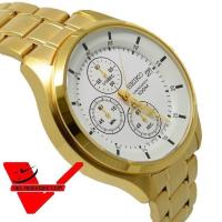 ราคา Veladeedee SEIKO Sport Chronograph นาฬิกาข้อมือผู้ชาย ตัวเรือนและสายเป็นสแตนเลสสีทอง รุ่น SKS544P1 (2274735251)