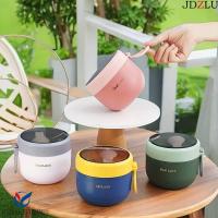 ราคา เจดซู กล่องอาหารกลางวันความร้อน,ป้องกันการรั่วด้วยช้อนฉนวนถ้วยซุป,แบบพกพา600มล ที่ถอดออกได้ไมโครเวฟขวดความร้อนสูญญากาศข้าวโอ๊ต (52709810332)
