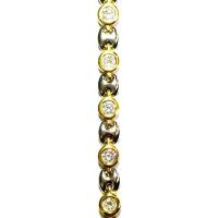 ราคา Royal Crown สร้อยข้อมือประดับเพชร CZ อย่างดี ชุบทองคำขาว รุ่น B21 (White) (1184119437)