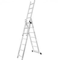 ราคา บันไดอลูมิเนียมอัลลอยแบบยืดหดได้, บันไดยืดหด, บันไดพับ, สามตอน (54065105657)