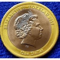 ราคา เหรียญ​โตเกเลา​ Tokelau, 1​ Dollar, (Elizabeth​ II), #3797, ไม่​ผ่าน​ใช้​ UNC (22804025971)