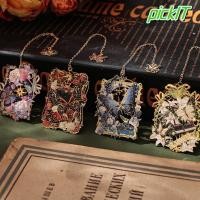 ราคา เครื่องหมายหนังสือกลวง PICITH, ดอกไม้บางและที่คั่นหนังสือโลหะผีเสื้อ, จี้สไตล์ย้อนยุคสไตล์หนังสือคลิปอ่านหนังสือของขวัญนักเรียน (41283244095)
