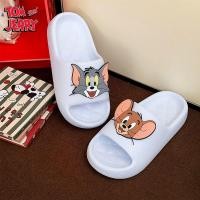 ราคา คู่ ins ของแท้แมวและเมาส์ Flip-Flops ฤดูร้อน Anti-Slip น่ารัก Tom Cat Jerry Mouse รองเท้าแตะผู้ชายผู้หญิง (46113028275)