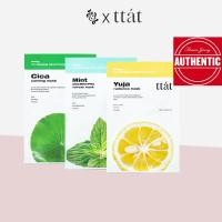 ราคา [TTAT] TTAT Facial Mask 18ml Mint AHA BHA PHA Refresh Mask Sheet/Cica Calming Facial Mask/Yuja Radiance Facial Mask (23072211829)