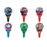 ราคา Marvels10pcsThe Avengers กัปตันอเมริกา Spider-Man Campagne ขวด 3D ฟอยล์บอลลูนเด็กวันเกิด party บอลลูน (55010886900)