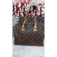 ราคา กระเป๋าทรงหมอนหนังแท้ canvas Louis Vuitton ลายโมโนแกรม มือสอง (19513291898)