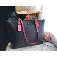 ราคา กระเป๋า Coach tote bag 14 นิ้ว แท้ 100000% มือสอง (6773350277)