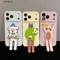 ราคา สําหรับ ไอคิว นีโอ 11 10 9 9ส 8 มือโปร บวก 5 กับ เคสโทรศัพท์น่ารักขายาวสุนัขแมวพับผู้ถือยืนการ์ตูนตลกด้านหัวใจรักนุ่มปลอกกรณีปก (56813368944)