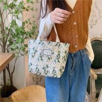 ราคา พร้อมส่ง กระเป๋าผ้าปักลายดอกเดซี่ สไตล์เกาหลี (20244884770)