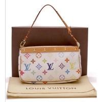 ราคา LV Pochette Multi-Color Monogram white coated canvas แท้ DC ปี 04 (7870273458)