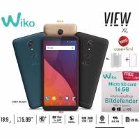 ราคา Wiko View XL 5.99 นิ้ว 4G ROM 32GB /RAM 3GB ความละเอียด 16 MP(ประกันศูนย์ 1ปี) ฟรี เคส + ฟิล์ม+sd 16gb (615100506)