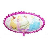 ราคา ลูกโป่งรวมเจ้าหญิงดิสนี่ย์ ทรงรี-กระจก สีชมพู Disney Princess mirror Foil Balloon (7317476588)