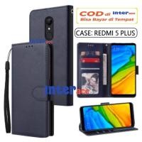 ราคา FLIP CASE XIAOMI REDMI 5 PLUS FLIP WALLET HP CASE, FLIP WALLET LEATHER COVER, FLIP LEATHER BOOK COVER (48416345269)