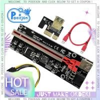 ราคา VER009S Plus PCI-E Riser การ์ด 009S Plus PCIE X1 ถึง X16 4Pin 6Pin USB 3.0 สําหรับกราฟิกการ์ด GPU Miner Mining B (57816796877)