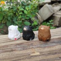 ราคา โดนจิ ตุ๊กตาหมีไม้, ไม้เนื้อแข็งมือแกะสลักเครื่องประดับหมีขั้วโลก, ประติมากรรมสัตว์น่ารักขนาดเล็กสมจริงมินิหมีรูปปั้นสวน (47813245370)