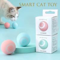 ราคา Smart Cat Toys Automatic Rolling Ball Electric Cat Toys Interactive For Cats Training Self-moving Kitten Toys Pet Access (24003850094)