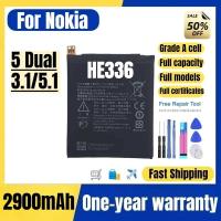 ราคา HE336 สําหรับ Nokia 5 Dual/3.1/5.1 แบตเตอรี่โทรศัพท์มือถือคุณภาพสูงความจุสูงเปลี่ยน Bateria เกรด A Cell พร้อมเครื่องมือ (52666324505)