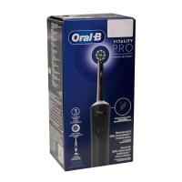 ราคา Oral-B Vitality Pro Rechargeable Electric Toothbrush (Black, 2 pin EU plug) (21675958772)