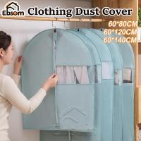 ราคา SGClothing Dust Cover Garment Bag Zippered Clothes Organizer Non-Woven Penutup Hanging Storage Bag (55254711547)