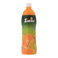 ราคา สไมล์น้ำส้มพาสเจอร์ไรส์ 1ลิตร Smile Pasteurized Orange Juice 1ltr. (46812628458)