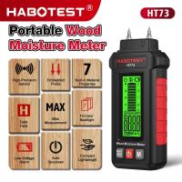 ราคา HABOTEST HT73 เครื่องวัดความชื้นไฟฟ้าแบบพกพา Hygrometer Timber Tree Density Digital Electric Tester (44559192095)