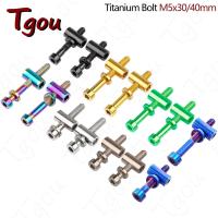 ราคา Tgou ไทเทเนียม Ti Bolt M5x30/40mm สกรู + ถั่ว + เครื่องซักผ้าสําหรับ Thomson Seatpost MTB ถนนจักรยานอานม้าคงที่ (20538711412)