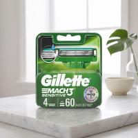 ราคา ยิลเลตต์ใบมีดโกนมัคทรีเซนซิทีฟ 4ชิ้น Gillette Mach 3 Sensitive Blades 4pcs. (57512602770)