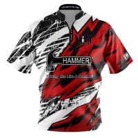 ราคา เสื้อแข่ง Hammer DS Bowling - เสื้อโปโล 3D ดีไซน์ปี 2009-HM (49415401724)