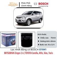 ราคา BOSCH O1041 กรองน้ํามันเครื่อง สําหรับ Zinger 2.4, Toyota Corolla, Altis, Vios, Yaris | สวัสดีอัตโนมัติ (42381419855)