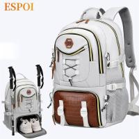 ราคา ESPOI กระเป๋าเป้เดินทาง, กระเป๋าเป้สะพายหลังกันน้ําผ้า, แฟชั่นอเนกประสงค์ 20-35L กระเป๋าเป้สะพายหลังเก็บกระเป๋าเดินทางหลายกระเป๋าสําหรับผู้ชายและผู้หญิง (49017207203)