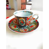 ราคา ชุดแก้วกาแฟ เบญจรงค์ ญี่ปุ่น มือสอง (17297362336)
