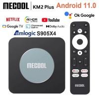 ราคา -โปรสินค้าใหม่-Mecool Km2 plus Android 11 Dolby รองรับ Netflix 4k ,Disney 4K แอนดรอยทีวีแท้จากGoogle (24708132271)