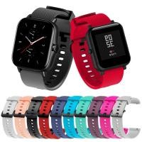 ราคา สายนาฬิกาข้อมือซิลิโคน แบบเปลี่ยน สําหรับ Xiaomi Amazfit GTS 4 3 2 2e 2Mini / GTS 4 Mini Huami Amazfit bip Lite bip 3 bip u pro s GTR 42 มม. (5987936363)