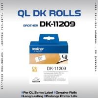 ราคา BROTHER DK-11209 ป้ายที่อยู่เล็ก (29x62mm) สําหรับ QL-800 QL-700 (49765079987)