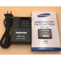 ราคา เหมาะสําหรับ Samsung PL20 PL80 PL100 PL200 ST65 ST70 กล้อง BP70A เครื่องชาร์จแบตเตอรี่ (49612898975)