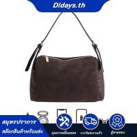 ราคา หนัง PU ทรงกระบอกกระเป๋าสายคล้องไหล่ปรับ Soft กระบอกไหล่กระเป๋า Vintage สําหรับผู้หญิง Dating Shopping Outing (48015531702)