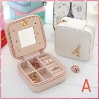 ราคา พร้อมส่ง กล่องใส่เครื่องประดับ แบบพกพา ใส่เครื่องประดับได้ 2 ชั้น กล่อง กล่องจัดระเบียบ กล่องเครื่องประดับ Jewel Box (1657774191)
