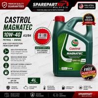 ราคา CASTROL MAGNATEC SEMI 10W40 4L MAGNATEC ENGINE OIL 10W-40 10W 40 PROTON PERODUA TOYOTA HONDA NISSAN (52016667447)