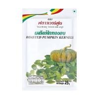 ราคา ฟลาวเวอร์ฟูด เมล็ดฟักทองอบเกลือ Flower Food Pumpkin Kernels 25g. (53311672618)