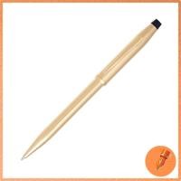 ราคา CROSS Official Cross Ballpoint Pen Oil-based Medium Point Century II 23-Karat Gold Plate Ballpoint Pen AT0082WG-161 Authentic Import (58006219935)