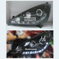 ราคา ไฟหน้า ไฟหน้าแต่ง โปรเจคเตอร์ HONDA JAZZ GE ปี 2008 2009 2010 โคมดำ (2958134518)