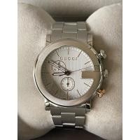 ราคา GUCCI G-Chrono 101M Chronograph 44 mm Mens Watch Stainless Steel All White Gold (40713955003)