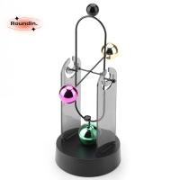 ราคา ROUNDIN Kinetic Art ตกแต่ง,อัตโนมัติแกว่งอิเล็กทรอนิกส์ขับเคลื่อน Perpetual Motion โต๊ะของเล่น,โต๊ะขนาด Perpetual Motion Design โต๊ะตกแต่งของเล่นตกแต่งบ้าน (55966709888)