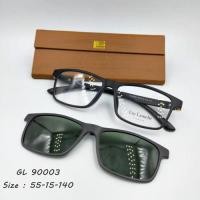 ราคา กรอบแว่นตา Guy Laroche 90003 ทรงเต็มกรอบ สีดำ ขาสปริง พร้อมคลิปกันแดด (7057203990)