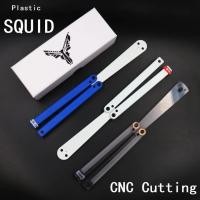 ราคา Squiddy ปฏิบัติผีเสื้อมีดพลาสติก Unshaved พับกระเป๋า EDC Balisong เทรนเนอร์ (52009537518)