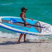 ราคา Inflatable Surf Sup Fishing Paddle Board Stand Up ISUP Paddleboard Inflatable Sup Board Surfboard S (51653303418)